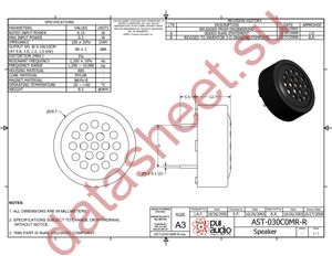 AST-030C0MR-R datasheet  